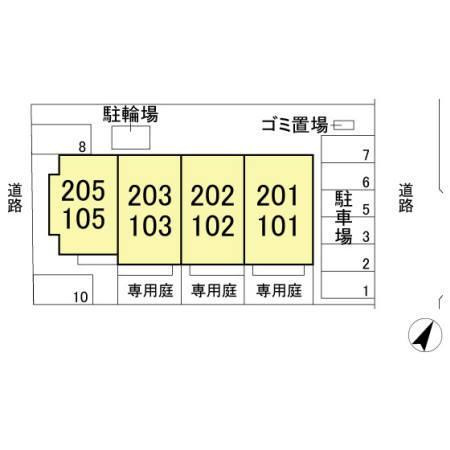ボンヌ・シャンスの区画図