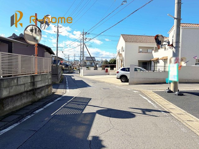 結城市結城第45　新築戸建て　3号棟の前面道路含む現地写真|堂々！建物完成♪実際のお部屋をご見学可能です♪
ご見学が一番の資料！お気軽にお問い合わせ下さい♪