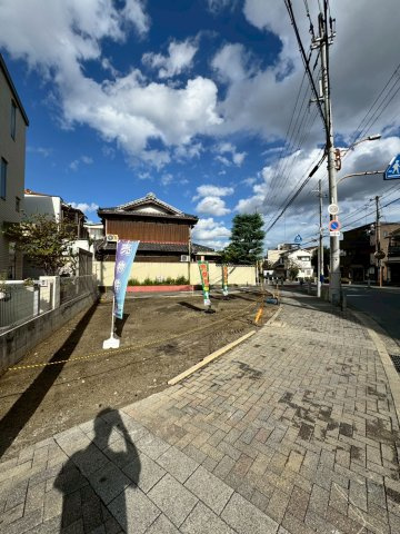 守口市大枝北町の前面道路含む現地写真