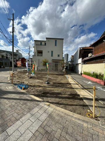守口市大枝北町の前面道路含む現地写真