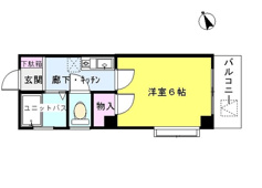 バス・トイレ別の角部屋です。