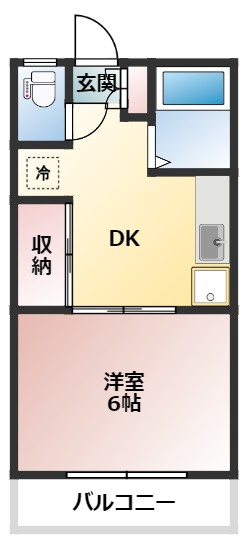 栄ハイツの間取り