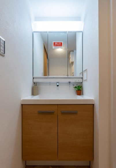 サングレール・フェニング　鳳西町　フルリノベーション物件の独立洗面台
