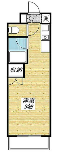 日野市東豊田４丁目の一棟マンションの間取り