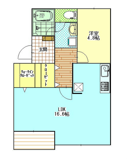 【間取り】 | ハイツテクトピア掛川Ⅱ