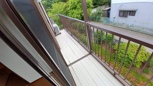 ブルーアイ羽尾のバルコニー