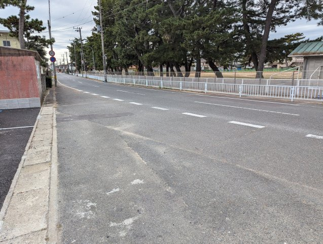 高萩市有明町　第5の前面道路含む現地写真|前面道路含む現地写真です