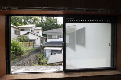 【展望】 | 香芝市穴虫3131-64テラスハウス | 洋室からの眺望です