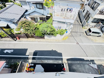 【展望】 | 葛飾区西水元６丁目新築戸建【幸田小学校：5分】 | 寝室前バルコニーより道路側眺望