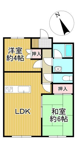 -三丁目不動産-シティホームズ行田弐番館-の間取り