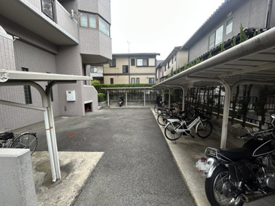 【駐輪場】 | フローレンス矢野南弐番館 | 屋根のある駐輪場