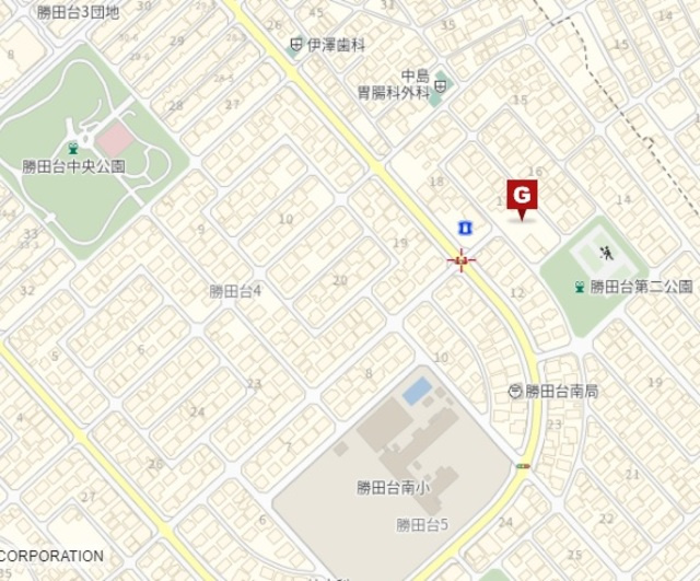 グレイス勝田台　東棟の地図|★案内図★