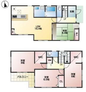 深谷市上柴町東7丁目　中古戸建ての間取り