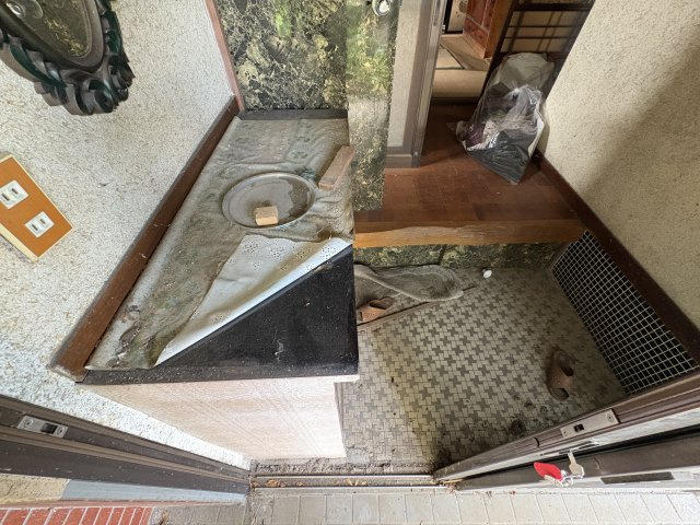 300㎡越え宅地　鹿沼市千渡　現況引き渡しのその他|玄関部内観