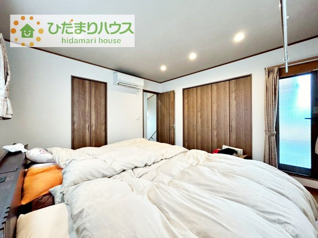 【寝室】 | つくば市みどりの中央　中古戸建 | オシャレな色使いで睡眠の質もあがるかも、、？