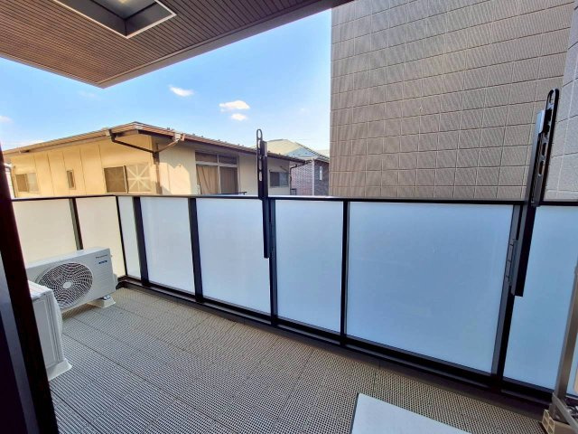 プランドール南流山のバルコニー