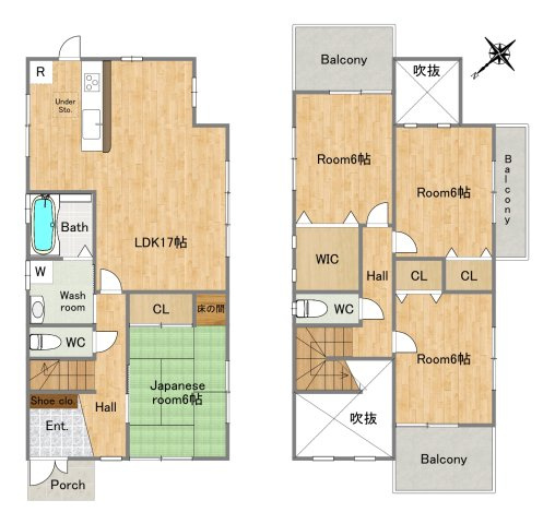 三木市志染町東自由が丘１丁目（中古戸建）
