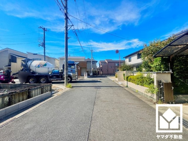 栗東市小平井１丁目　第1期　1号棟の前面道路含む現地写真|10月8日　現地写真更新