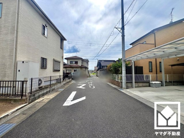 栗東市小平井１丁目　第1期　1号棟の前面道路含む現地写真|8月17日　現地写真更新