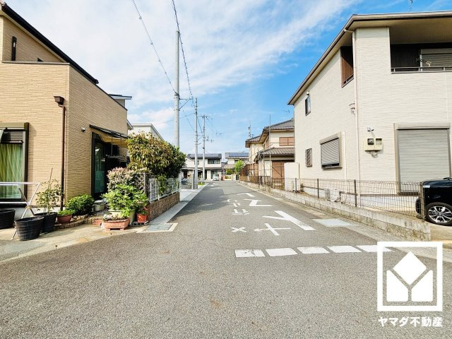 栗東市小平井１丁目　第1期　1号棟の前面道路含む現地写真|8月17日　現地写真更新