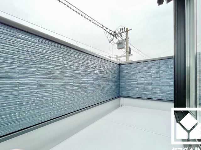 伏見区竹田醍醐田町のバルコニー