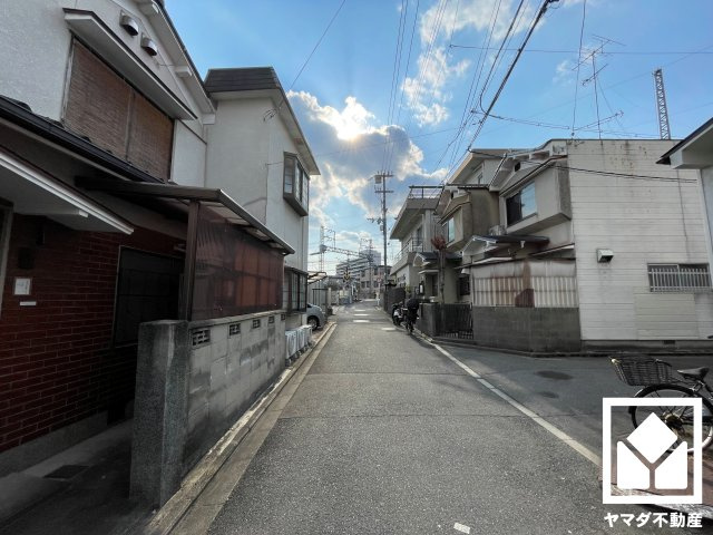 伏見区竹田醍醐田町の前面道路含む現地写真