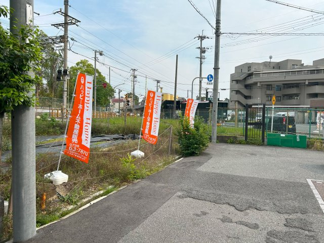 西宮市神園町建築条件付売土地の前面道路含む現地写真|現地（2025年5月）撮影