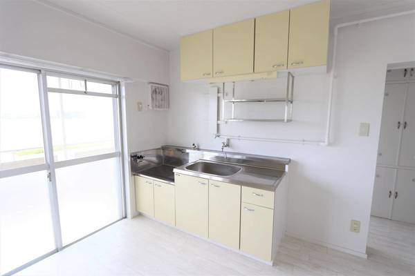 ビレッジハウス佐賀2号棟のキッチン|ビレッジハウスの同一物件・同一タイプの間取りの写真です