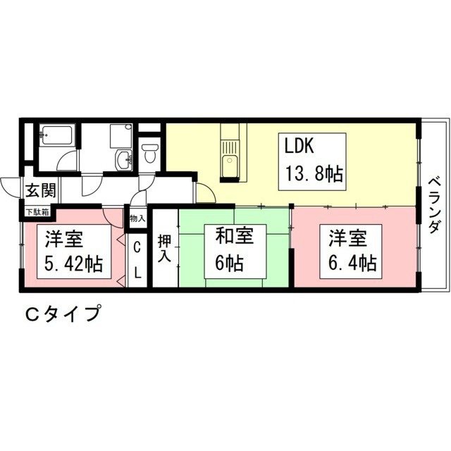 ロイヤルエステートⅢの間取り