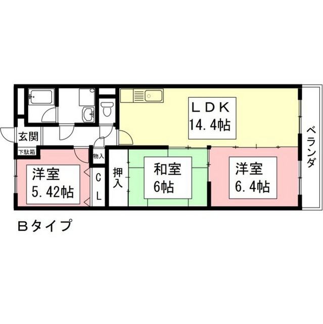 ロイヤルエステートⅢの間取り