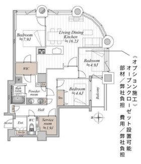 【間取り】 | センチュリーパークタワー