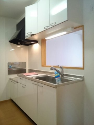 クロシェットⅡのキッチン|きれいなキッチンです