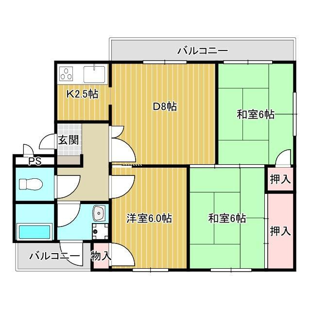 エスポアール前川の間取り