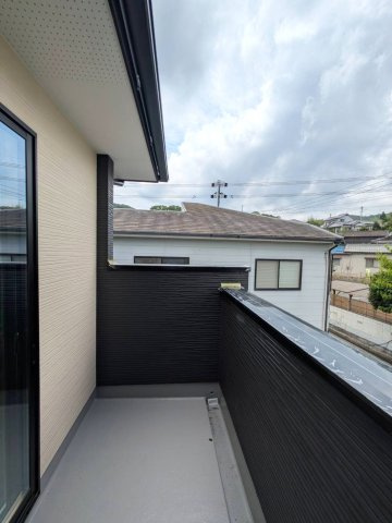 岡山市北区尾上 1期 ①号棟のバルコニー|◆北側バルコニーの様子です。