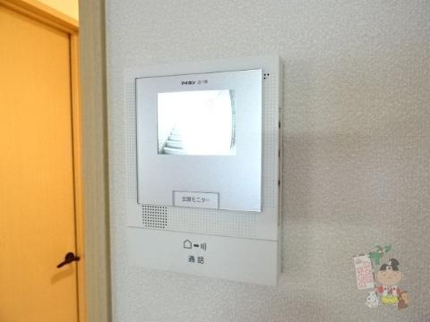 アヴニール福富のセキュリティ|カメラ付インターホン