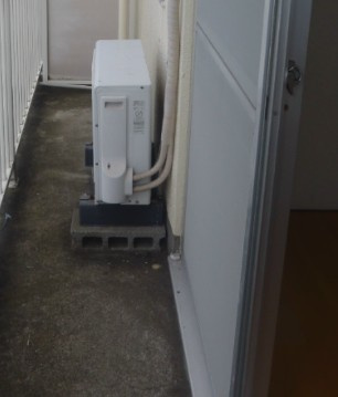 第一岸マンションのバルコニー