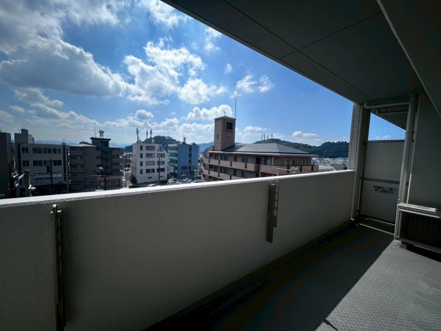 レピア高松のバルコニー