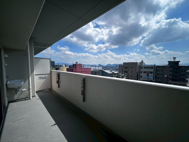 レピア高松のバルコニー