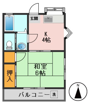 メゾンヒロの間取り