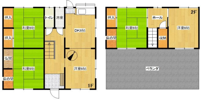 春日台292売家の間取り