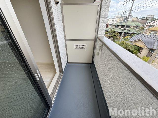 クリエオーレ南上町のバルコニー