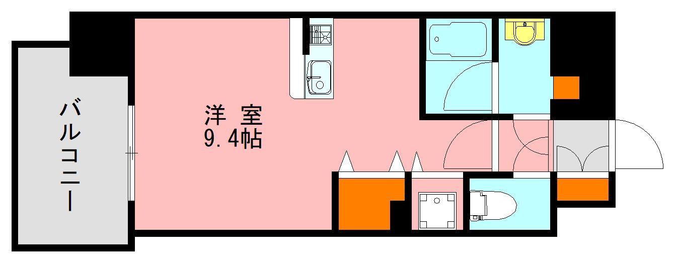 アソシアグロッツォ天神ザガーデンの間取り