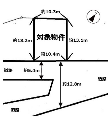 長行西三丁目7番（B-24）の土地図