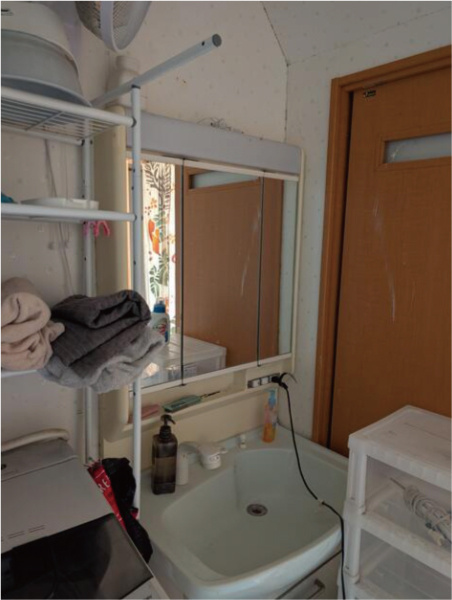 太秦多藪町の独立洗面台