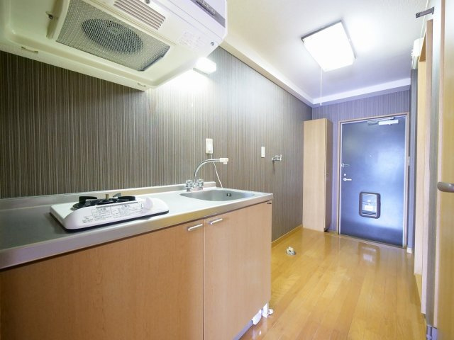 サークルSのキッチン|※写真は別の部屋のものです。