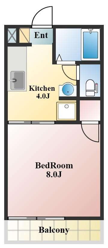 COTHAX浜Ⅱの間取り
