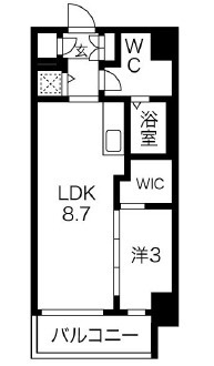 サニーハウス南堀江の間取り