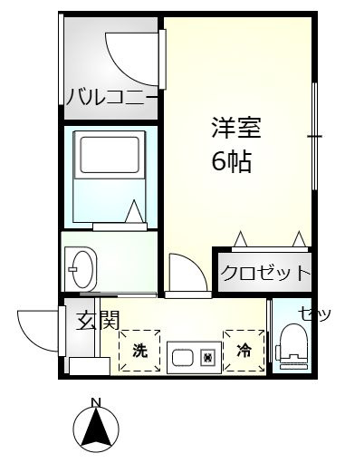 メルディア北加平の間取り