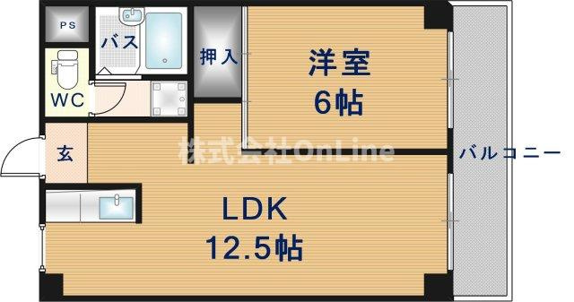 【間取り】 | リベラルパレス平野
