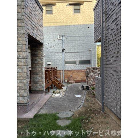 柏市旭町2丁目貸家の庭